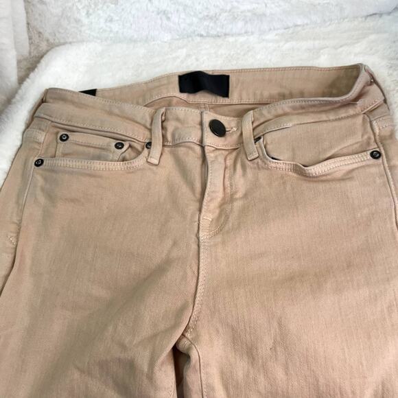 1442 VINCE SKINNY  Jean  Size 6  27 (28) x 28 Made USA cut 10084 Almond color - Picture 1 of 9